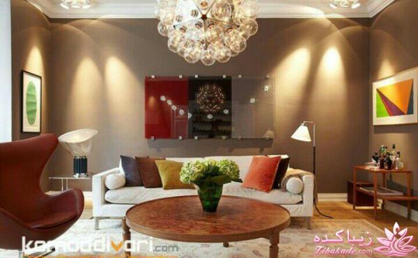 نورپردازی نشیمن پذیرایی